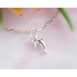 Silberschmuck - Anhänger Delfin Silber-925  (ST43)