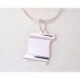 Silberschmuck - Silber Platte Anhänger Silber-925  ST53