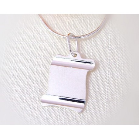 Silberschmuck - Silber Platte Anhänger Silber-925  ST53