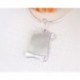 Silberschmuck Platte Silber Anhänger Silber-925  ST72