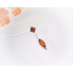 Bernstein Anhänger Silber 925 Bernsteinschmuck  AL51