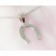  Hufeisen Anhänger Silber 925 Silberschmuck SU240
