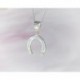  Hufeisen Anhänger Silber 925 Silberschmuck SU240