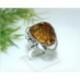 Bernsteinschmuck - Bernstein-Ring  19 mm Silber-925  (HE52)