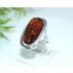 Bernsteinschmuck - Bernstein-Ring  20 mm Silber-925  (HE71)