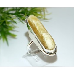 Bernsteinschmuck Bernstein Ring  21 mm Silber 925 HE91a