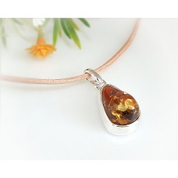 Bernsteinschmuck - Bernstein-Anhänger  Silber-925 AM43
