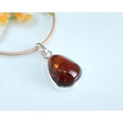 Bernsteinschmuck - Bernstein-Anhänger  Silber-925 AM80