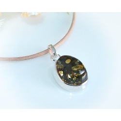 Bernsteinschmuck - Bernstein-Anhänger  Silber-925 AM67