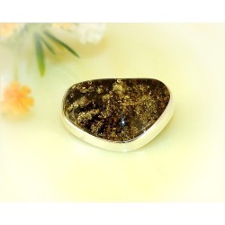 Bernsteinschmuck  Bernstein Brosche Silber 925  CY25A*