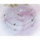 Kugel Armband Silber 925 Damen 18 cm sg30