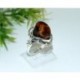 Bernsteinschmuck Bernstein Ring 18,5 mm Silber 925 HF02a