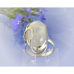 Mondstein Ring Silber 925 mt68