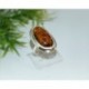 Bernsteinschmuck - Bernstein-Ring 17 mm Silber-925  (HF24)