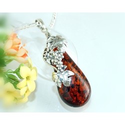 Bernstein Anhänger Silber925 AG10