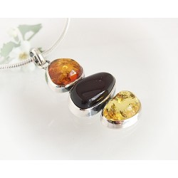 Bernsteinschmuck - Bernstein-Anhänger  Silber-925 AM142