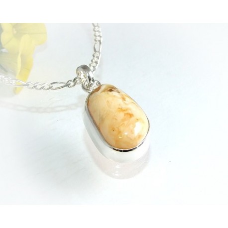 Bernsteinschmuck - Bernstein-Anhänger  Silber-925  (AM226)