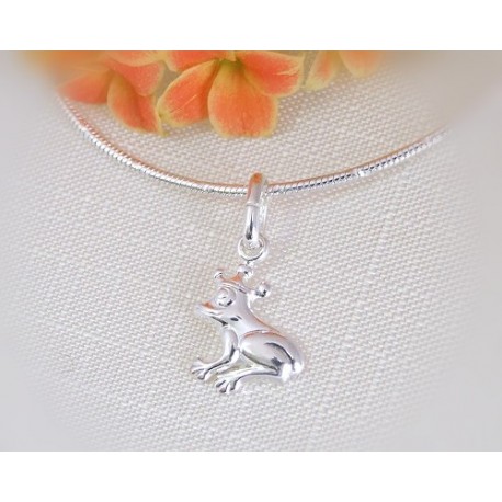 Frosch Anhänger Silber 925 ST73