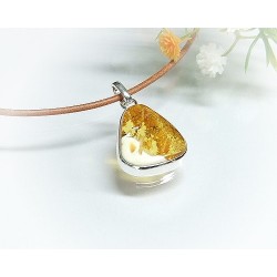 Bernsteinschmuck - Bernstein-Anhänger  Silber-925  (AM245)