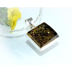 Bernsteinschmuck - Bernstein-Anhänger  Silber-925  (AM176)