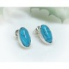 Türkis Ohrstecker Ohrringe Silber 925 GZ60