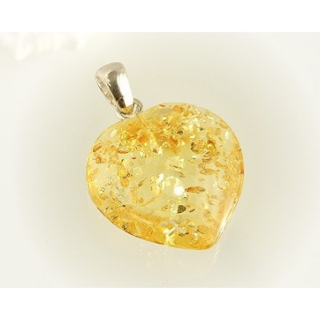 Bernsteinschmuck - Bernstein-Anhänger  Silber-925  (AM293)