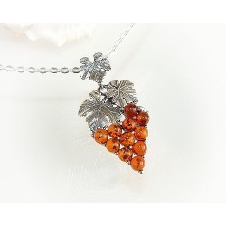 Bernsteinschmuck - Bernstein-Anhänger  Silber-925  (AM287)