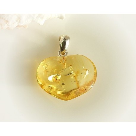Bernsteinschmuck - Bernstein-Anhänger  Silber-925  (AM288)