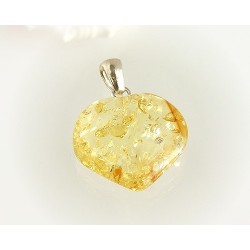 Bernsteinschmuck - Bernstein-Anhänger  Silber-925  (AM292)