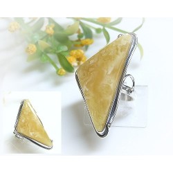 Bernstein Ring 17 mm Silber 925 HF125a