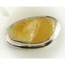 Bernsteinschmuck  Bernstein Brosche Silber 925  CY63A*