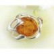 Bernsteinschmuck  Bernstein Brosche Silber 925  CY83