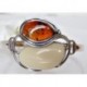 Bernsteinschmuck - Bernstein-Armreif 18 cm Silber-925  (CW112)