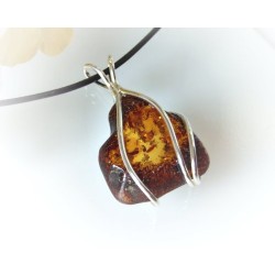 Bernsteinschmuck - Anhänger   Silber-925 AM352