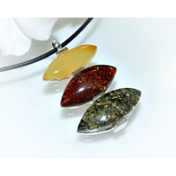 Bernsteinschmuck - Anhänger   Silber-925  AM368