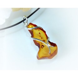 Bernsteinschmuck - Anhänger   Silber-925  AM357