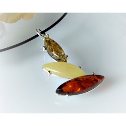 Bernsteinschmuck - Anhänger   Silber-925 AM354