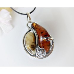 Bernsteinschmuck - Anhänger   Silber-925 AM346
