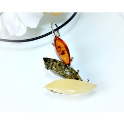 Bernsteinschmuck - Anhänger   Silber-925 AM365