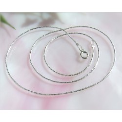 Schlangenkette Silber 925 diamantiert 40 cm  KC74