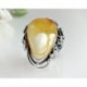 Bernstein-Ring  18 mm Silber-925 (BR109)
