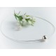 Kugel Halsreif Collier Silber 42-45 cm Silber 925 SD44