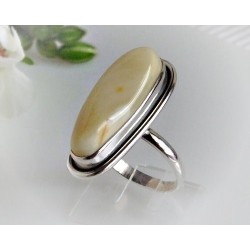 Bernstein-Ring  20 mm Silber-925 (BR145)