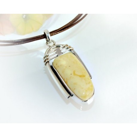 Bernsteinschmuck - Anhänger   Silber-925 CF115