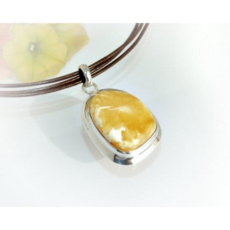 Bernsteinschmuck - Anhänger   Silber-925 CF107