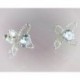 Ohrstecker  Silber 925 Blumen Silberschmuck SB133