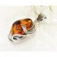 Bernsteinschmuck - Anhänger   Silber-925 AM383