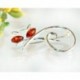 Bernsteinschmuck  Bernstein Brosche Silber 925 CY110