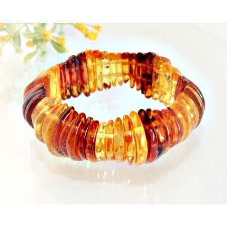 Bernstein Armband mit Gummizug 18 cm CW128