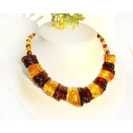 Bernsteinkette  Bernstein Collier 45 cm DC94